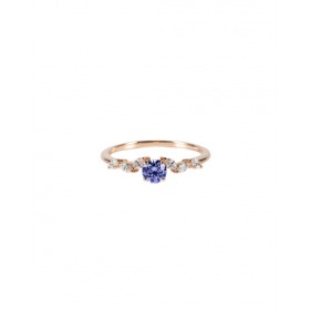 Bague La Marquisette Alix TANZANITE En Or Rose 18 Carats