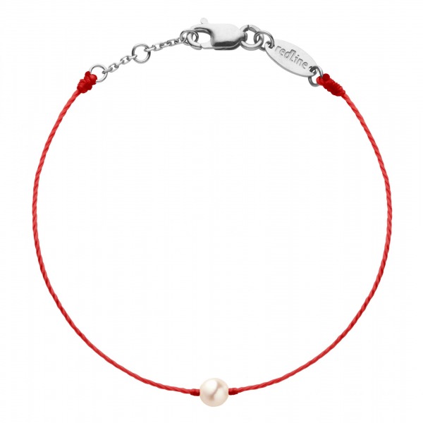 Bracelet Redline enfant fil avec une perle de culture et Or