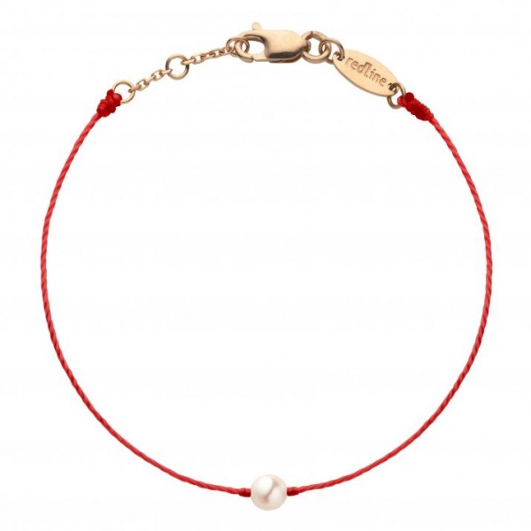 Bracelet Redline enfant fil avec une perle de culture et Or