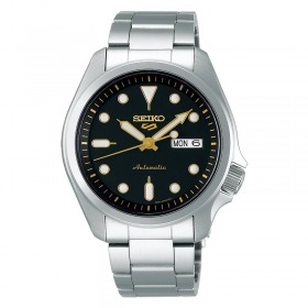 Montre Seiko 5 Sport Automatique Cadran Noir & Doré