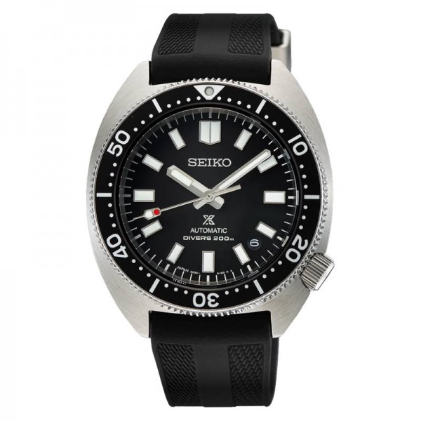 Montre Seiko Prospex Automatique Turtle Silicone Noir