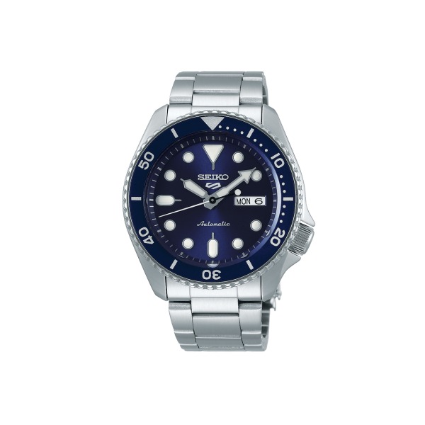 Montre Seiko 5 Automatique Bleu Bracelet Métal