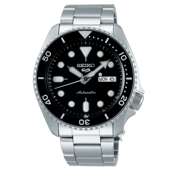 Montre Seiko 5 Automatique Noir Bracelet Métal