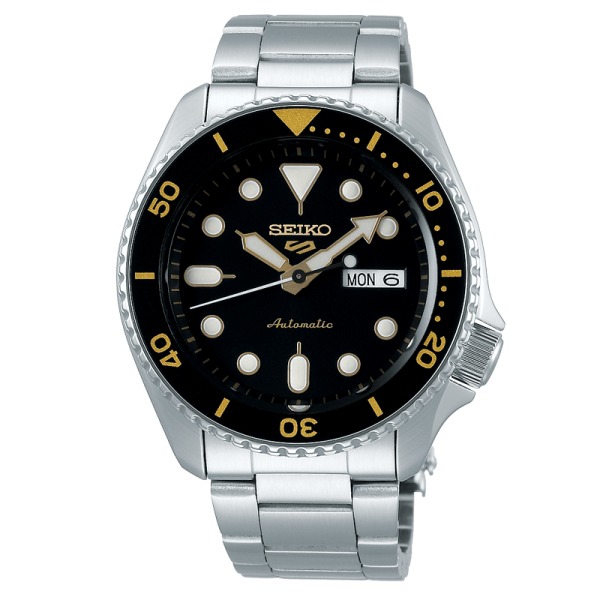 Montre Seiko 5 Automatique Cadran Noir & Doré