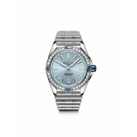 Montre Breitling Super Chronomat Automatic 38 Cadran Bleu Glacier Bracelet Acier