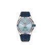 Montre Breitling Super Chronomat Automatic 38 Cadran Bleu Glacier Bracelet Caoutchouc bleu