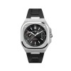 Montre BELL & ROSS BR-X5 BLACK STEEL Bracelet Caoutchouc