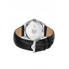 Montre LIP Himalaya 40mm Cadran Argent Bracelet Cuir Noir
