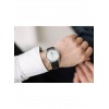 Montre LIP Himalaya 40mm Cadran Argent Bracelet Cuir Noir