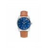 Montre LIP Himalaya 40mm Cadran Bleu Bracelet Cuir Marron