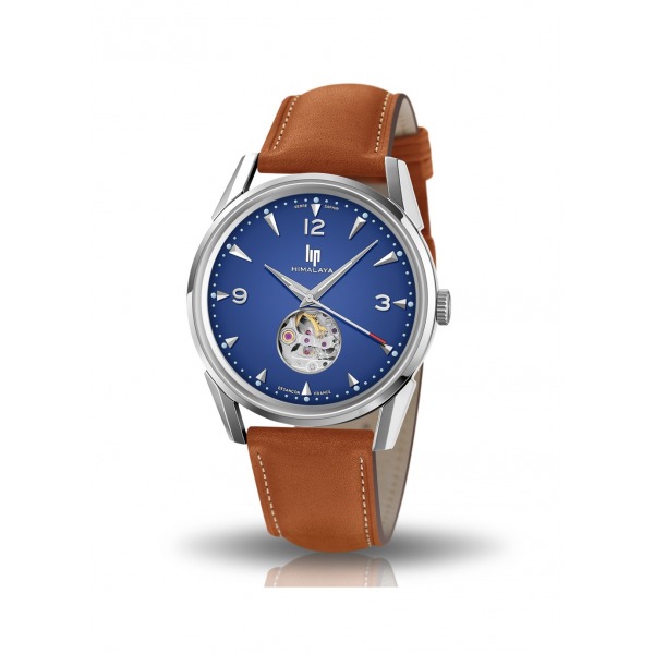 Montre LIP Himalaya 40mm Cœur Battant Cadran Bleu