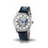 Montre LIP Himalaya 40mm Cadran Squelette Bracelet Cuir Bleu