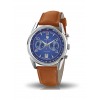 Montre LIP Himalaya 40mm Chronographe Cadran Bleu Bracelet Cuir