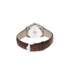 Montre LIP Femme Himalaya 29mm Cadran Argenté Mat Bracelet Cuir lisse marron foncé