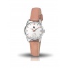 Montre LIP Femme Himalaya 29mm Cadran argenté mat Bracelet cuir rose