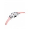 Montre LIP Femme Himalaya 29mm Cadran argenté mat Bracelet cuir rose