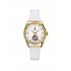 Montre LIP Femme Himalaya 33 mm Cadran blanc Bracelet cuir lisse blanc