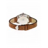 Montre LIP Femme Himalaya 29 mm Cadran argenté Bracelet cuir lisse marron