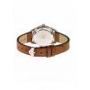 Montre LIP Femme Himalaya 29 mm Cadran argenté Bracelet cuir lisse marron