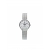 Montre LIP Femme Dauphine 29 mm Cadran argenté soleillé Bracelet milanais acier