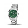 Montre LIP Homme GDG 39 mm Cadran vert moyen sablé bracelet acier poli