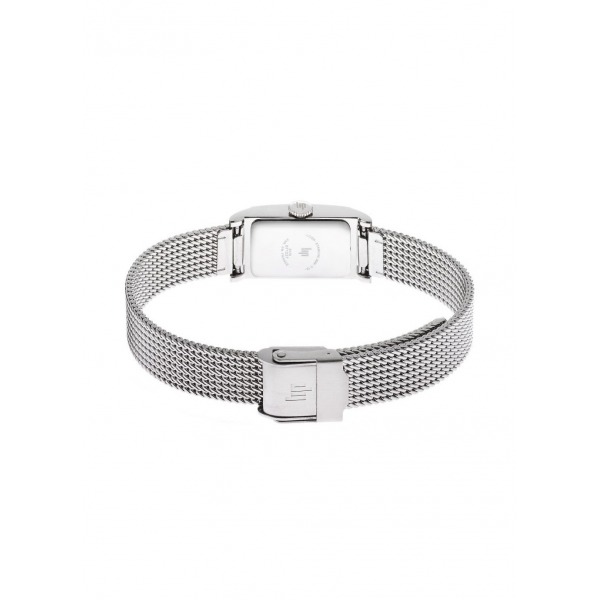 Montre LIP Femme T13 Cadran blanc bracelet maille milanaise