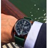 Montre Briston Clubmaster Sport Acétate Bracelet Nato Vert Anglais