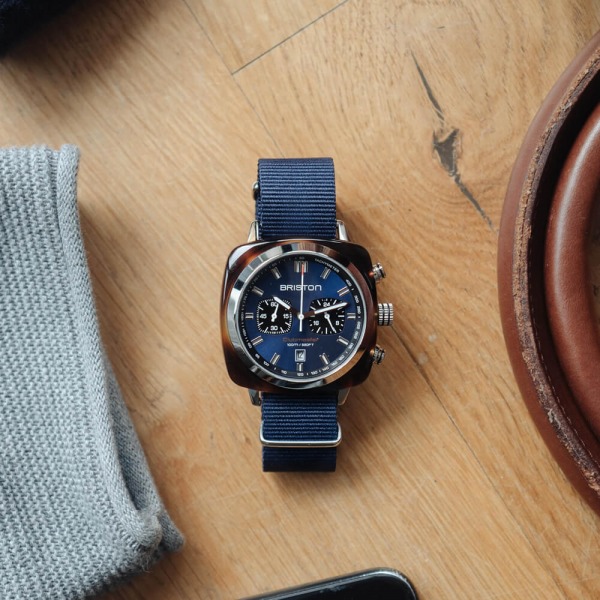 Bracelet montre hotsell bleu marine