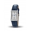 Montre LIP T24 Cadran argenté bracelet cuir bleu moyen