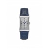 Montre LIP T24 Cadran argenté bracelet cuir bleu moyen