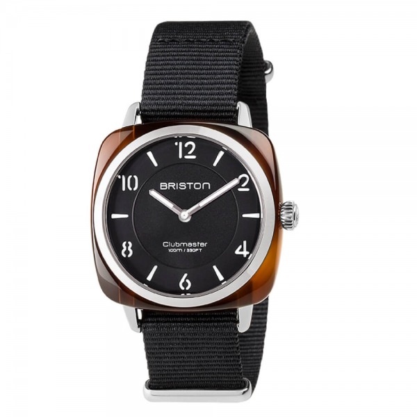 Montre Briston Clubmaster Chic Acétate Cadran Noir