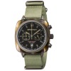 Montre Briston Clubmaster Sport Acétate Bracelet Nato Vert