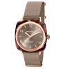 Montre Briston Clubmaster Chic Acétate Bracelet Nato Gris Taupe