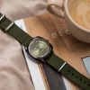 Montre Briston Clubmaster Chic Acétate Bracelet Nato Vert Olive