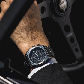 Montre BRISTON Streamliner Urban Acier & Acétate Cadran Noir