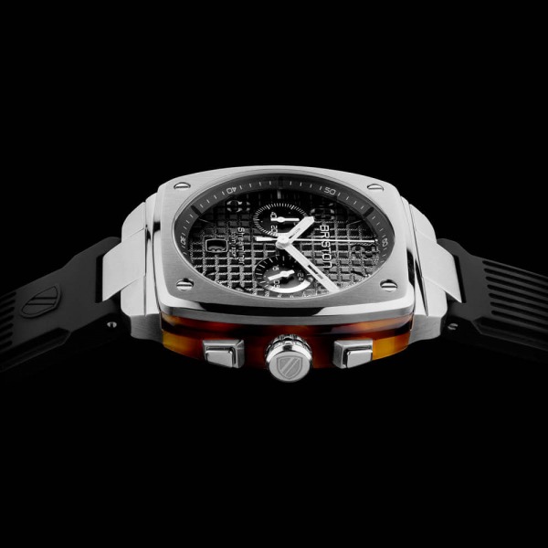 Montre BRISTON Streamliner Urban Acier & Acétate Cadran Noir