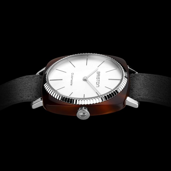 Montre Briston Clubmaster Elegant Acétate Cadran Blanc