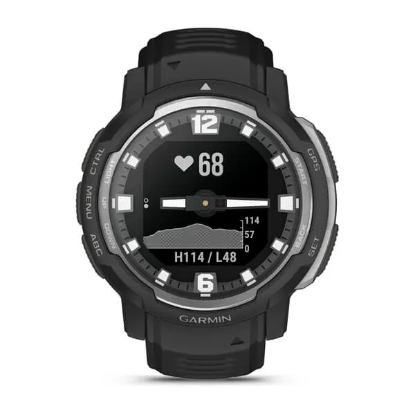 Montre Garmin Instinct Crossover Noire Édition Standard