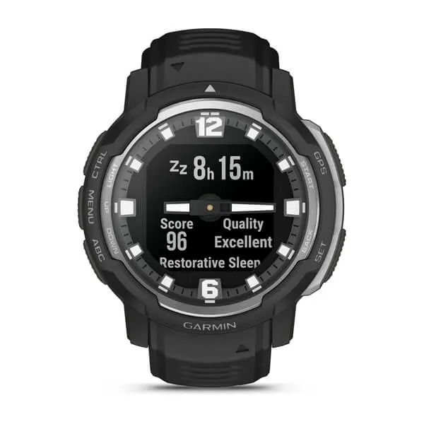 Montre Garmin Instinct Crossover Noire Édition Standard