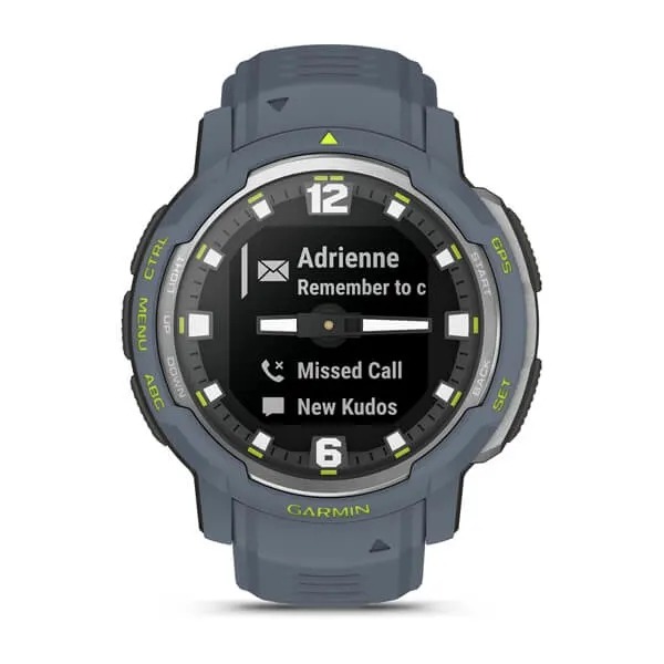 Montre Garmin Instinct Crossover Bleue Granit Édition Standard