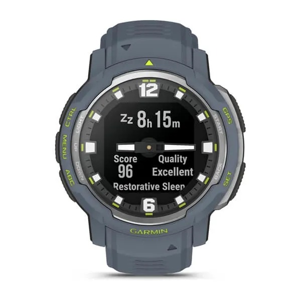 Montre Garmin Instinct Crossover Bleue Granit Édition Standard