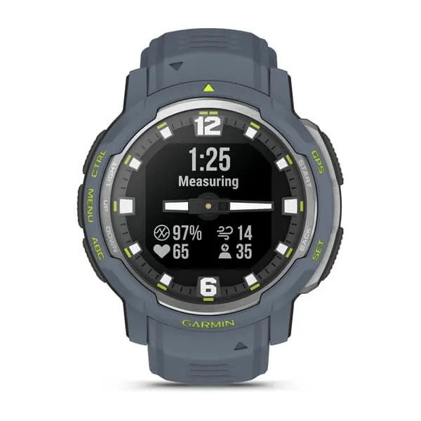 Montre Garmin Instinct Crossover Bleue Granit Édition Standard