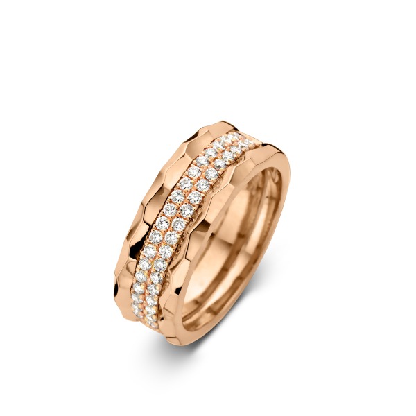 Bague One More Ischia Diamants & Or Rose