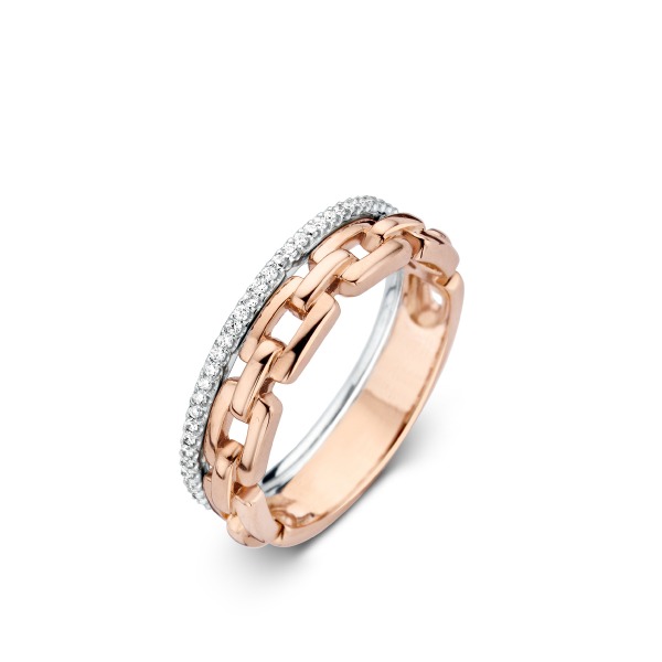 Bague One More Ischia Diamants & Or Rose