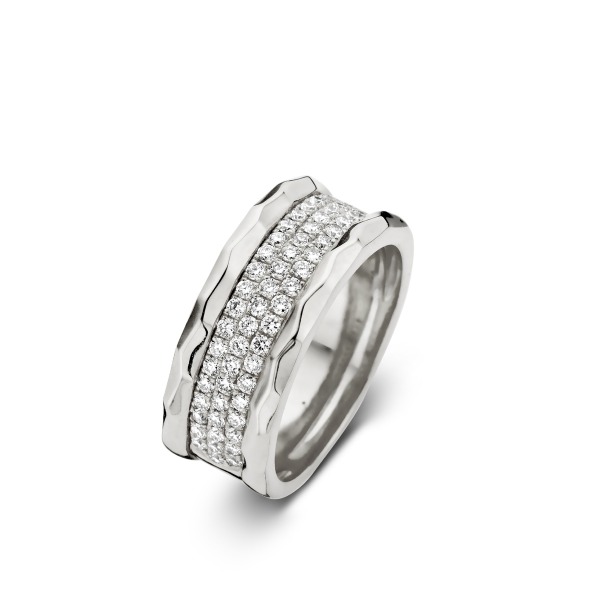 Bague One More Ischia Diamants & Or Blanc