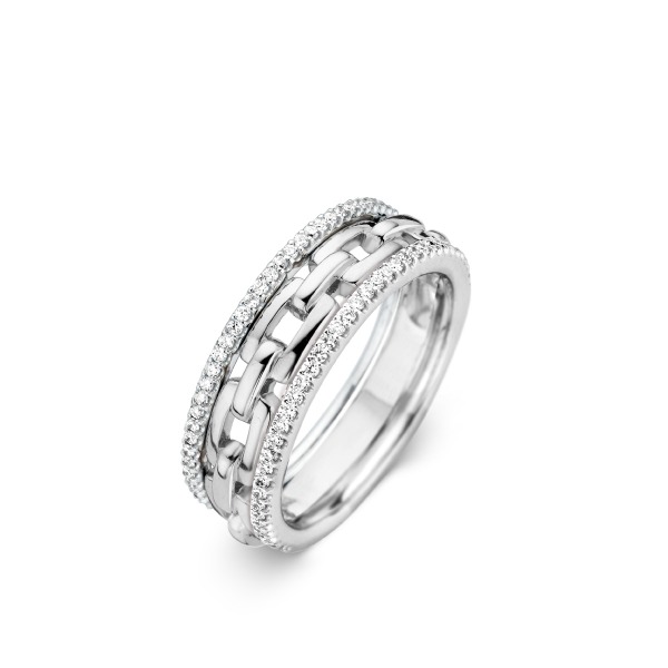 Bague One More Ischia Diamants & Or Blanc