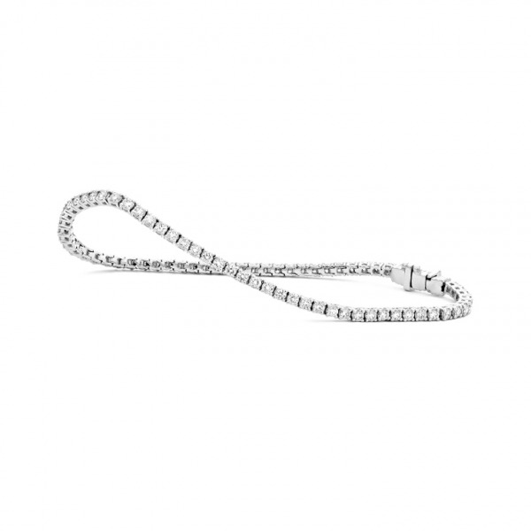 Bracelet Daniel Gerard Riviere Or Blanc & Diamants 2ct