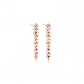 Boucles D'Oreilles Daniel Gerard Smart Or Rose & Diamants