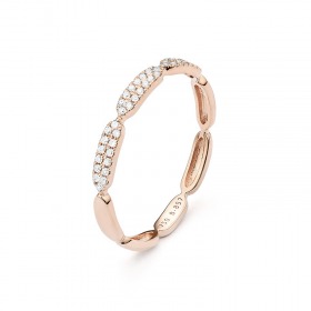 Bague Daniel Gerard Smart Or Rose & Diamants