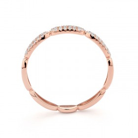 Bague Daniel Gerard Smart Or Rose & Diamants